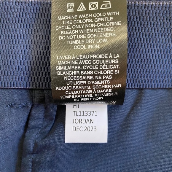 Greg Norman Men’s Stretch Shorts, Flat Front, Blue, Waist 36, NWT - Picture 14 of 14